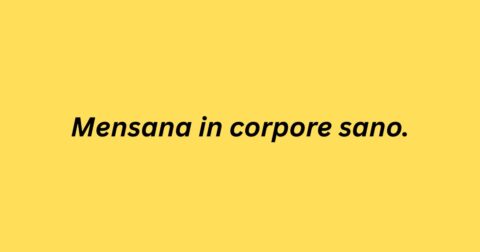 Mensana In Corpore Sano: Bukan Sekadar Ungkapan?
