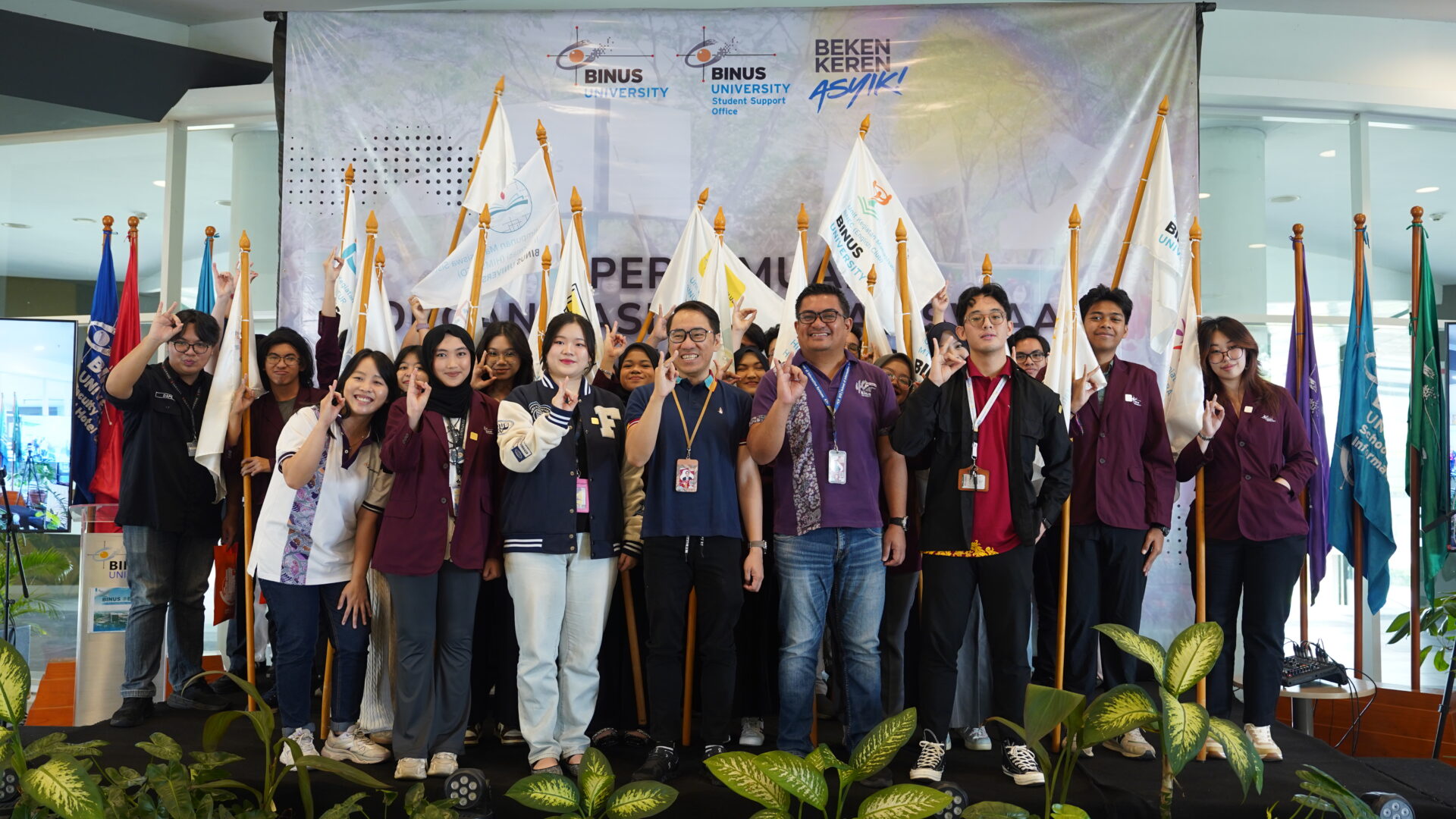 Pisah Sambut Ketua Organisasi Kemahasiswaan Binus @Bekasi 2025/2026