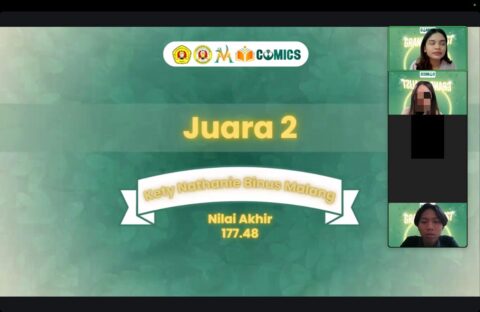 Mahasiswa Public Relations BINUS Malang Raih Juara 2 di Lomba Infografis Nasional UPN Veteran Jakarta