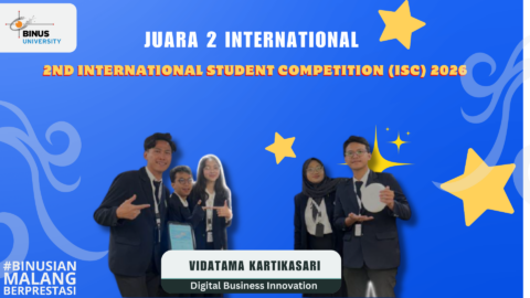 Mahasiswa BINUS Malang Raih Juara 2 di Ajang Internasional di Malaysia