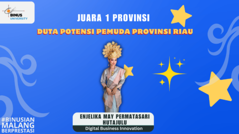 Mahasiswa Digital Business Innovation BINUS @Malang Terpilih sebagai Duta Potensi Pemuda Indonesia Provinsi Riau 2026