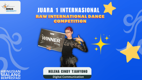 Mahasiswa Digital Communication BINUS @Malang Raih Juara 1 di RAW International Dance Competition 2026