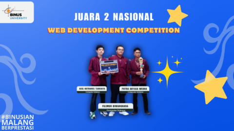 Tiga Mahasiswa Computer Science BINUS @Malang Sabet Juara 2 Web Development Competition 2026
