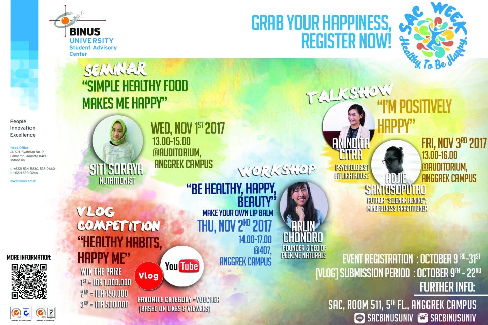 SAC WEEK 2017 &ndash; Student