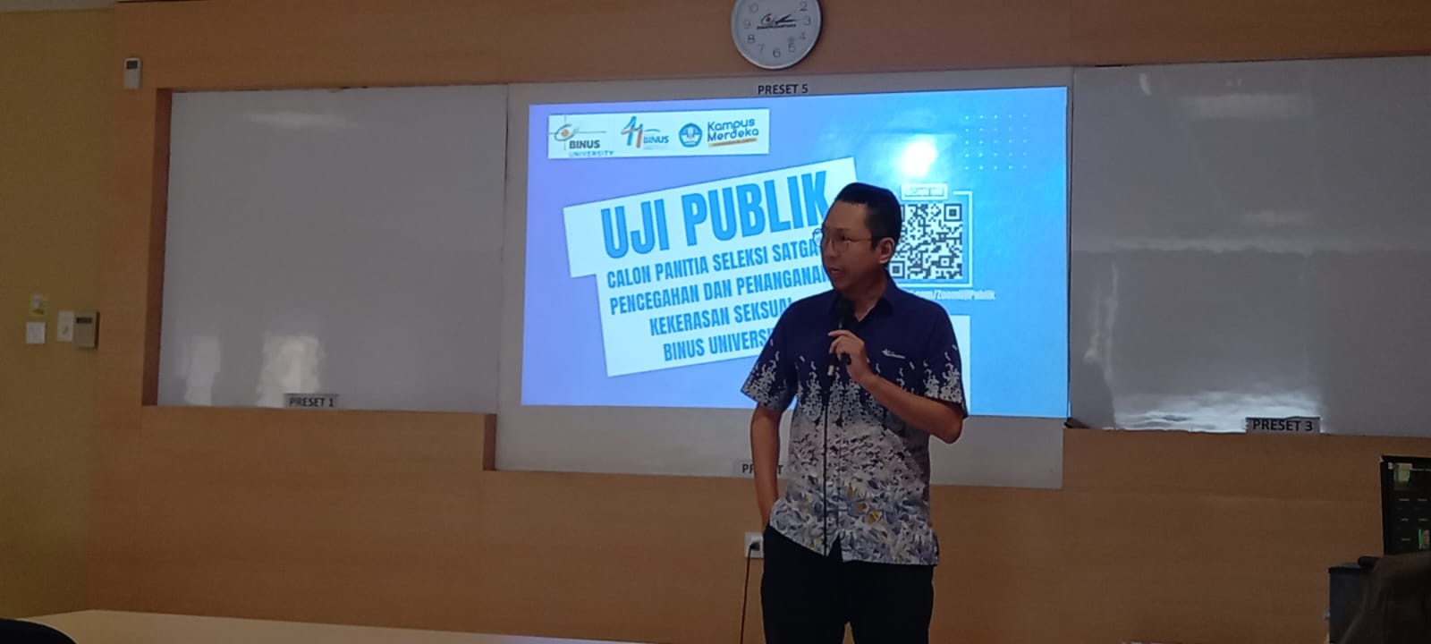 Uji Publik Calon Anggota Panitia Seleksi Satuan Tugas Pencegahan Dan