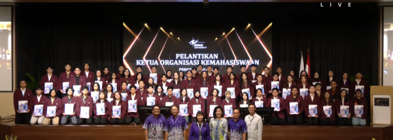 Pelantikan Ketua Organisasi Kemahasiswaan BINUS University Periode 2026/2027