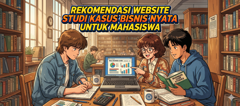 Rekomendasi website studi kasus bisnis nyata untuk mahasiswa