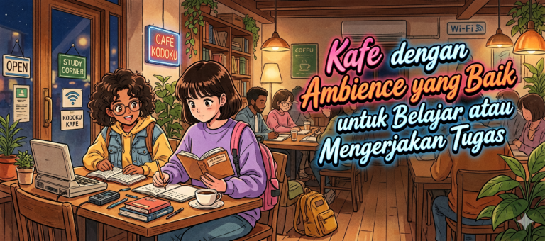 Kafe dengan Ambience yang Baik untuk Belajar atau Mengerjakan Tugas